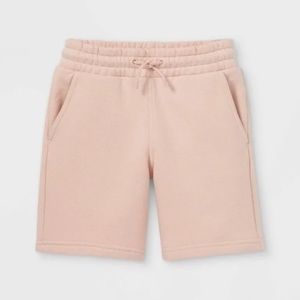 Cat & Jack Kids Jogger Shorts Blush‎ Pink NWT